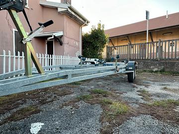 Delta rimorchi carrello barca doppio telaio