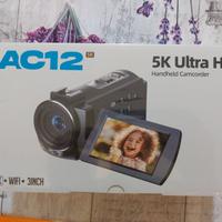 Videocamera Camworld AC12 5K Ultra HD con kit comp