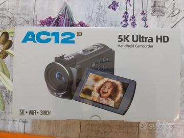 Videocamera Camworld AC12 5K Ultra HD con kit comp