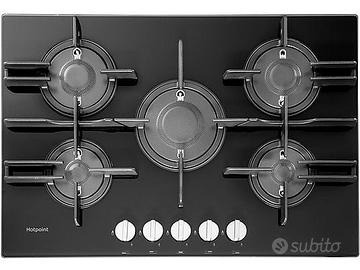 Piano cottura 5 fuochi gas