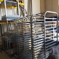 Carrello portateglie INOX