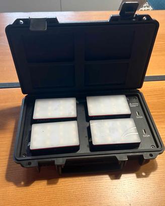 Aputure Amaran AL-MC - Kit da viaggio con 4 luci,