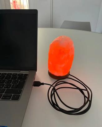 Lampada quarzo rosa