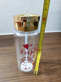 Borraccia nuova Bottega Verde, in plastica con fan