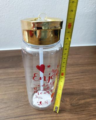 Borraccia nuova Bottega Verde, in plastica con fan