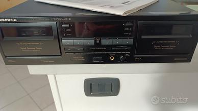 Pioneer.. doppia piastra cassette.autorevers.ok.
