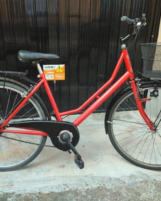 Bicicletta donna con cestino 