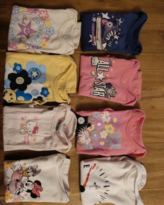 lotto maxi 15 body 3 mesi  converse all star