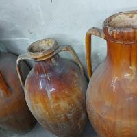 Capasone Giara in ceramica contenitore vino vintag