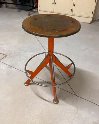 Sgabello Vintage Industria anni 70