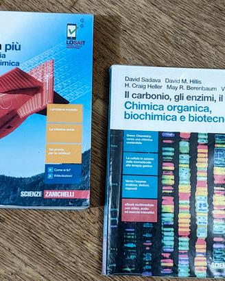 2 testi:  Chimica Più e Il carbonio gli enzimi DNA