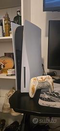 ps5+controller+base di ricarica originale 