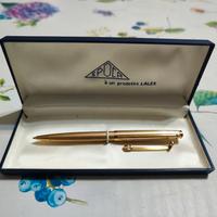 ✒️ Penna LALEx vintage dorata – Con Custodia 