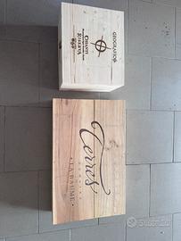 Cassette legno x vino