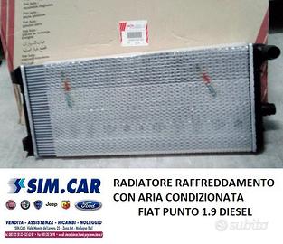 Radiatore Raffreddamento Fiat Punto 1.9D