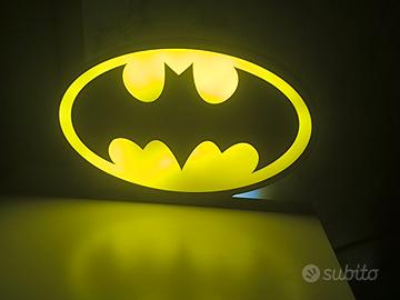 Lampada Led logo Batman Insegna Lightbox