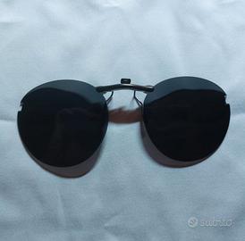 Clip on con lenti polarizzate per rayban