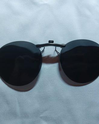 Clip on con lenti polarizzate per rayban