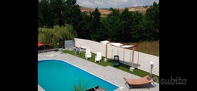 Casa con villa "Accatastata pertinenza Agricola