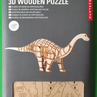 Gioco dinosauro da costruire in legno NUOVO