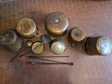 paioli vintage in rame 