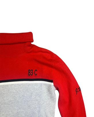 Vestito Maglione Adidas Vintage a Collo Alto