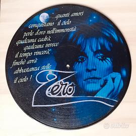 Vinile 33 giri da parete omaggio a Renato Zero 