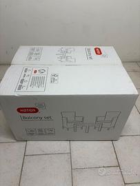 Tavolino e 2 Poltrone Da Giardino SALVADOR