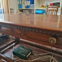 Tavolo notarile antico grandi dimensioni 