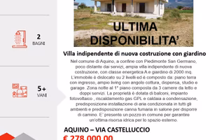 Villa indipendente nuova costruzione