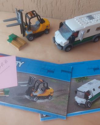 LEGO TRENO 60198 - SOLO CAMION CON MULETTO