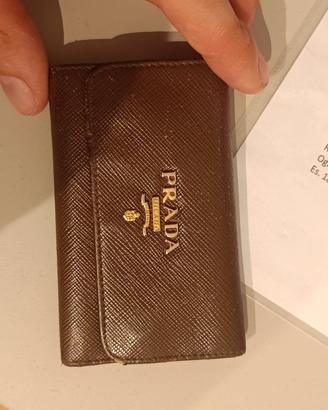 Prada portafoglio e portachiavi 