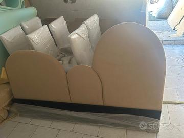 Testata letto modello Duetto / alzata laterale