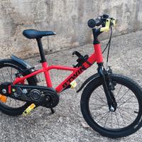 Bici bambino 4-6 anni Btwin 900 RACING rossa 16 PO