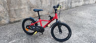 Bici bambino 4-6 anni Btwin 900 RACING rossa 16 PO