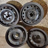 n.4 Cerchi in lamiera 6x15 ET48 5x114.3