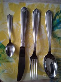 set 75 posate acciaio inox 18/10 Pinti