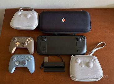 Steamdeck oled 512gb + dock + controllers