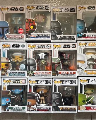 Lotto 21 Funko POP Star Wars Originali