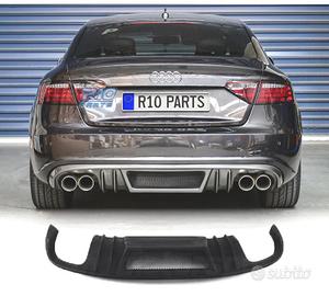 DIFFUSORE PER AUDI A5 COUPE CABRIO 07-11 LOOK RIEG