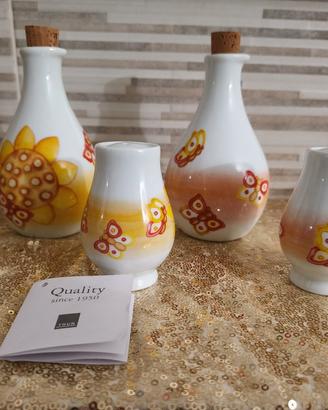 set olio & aceto + sale e pepe coll. Marisol Thun