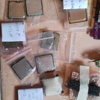 lotto CPU + schede varie