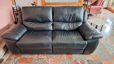 Divano Pelle 3 Posti Relax Strillo Divani e Divani