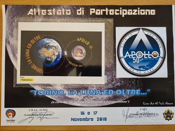 Certificato di partecipazione all'evento culturale