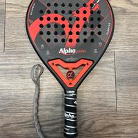 Racchetta padel alpha padel red-x