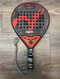 Racchetta padel alpha padel red-x