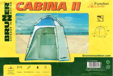 Tenda campeggio/spiaggia Brunner Cabina II - NUOVA