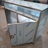 Carrello o banco in acciaio inox