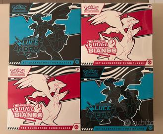 4 set allenatore pokemo Luce Nera & Fuoco Bianco