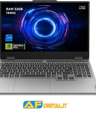 Lenovo LOQ 15" RTX 5070 8GB GDDR7,i7-13650HX,